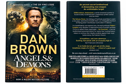 Angels & Demons – Dan Brown front and back cover