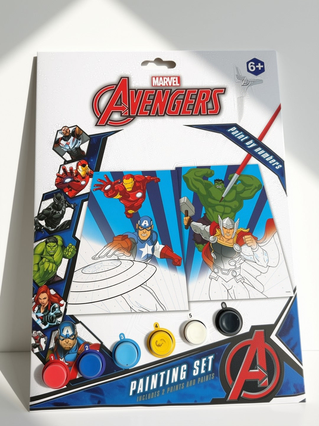 Marvel Avengers Paint by Numbers Painting Set