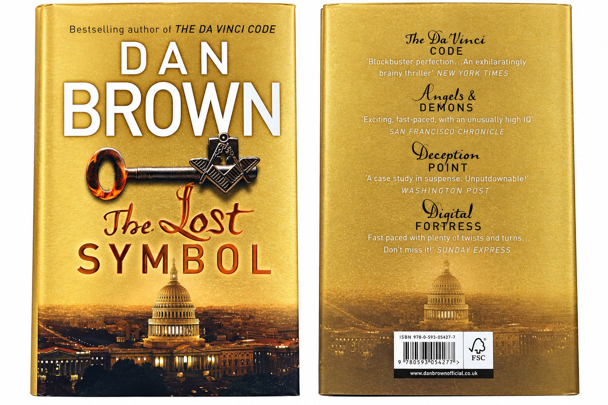 The Lost Symbol – Dan Brown front and back cover